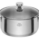 Conjunto De Panelas Em Aco Inoxidavel 5 Peças Ballarini Ancon