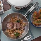 Conjunto De Panelas Fundo Triplo Allegra Inox 5 Peças - Tramo