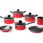 Conjunto De Panelas Garlic 7 Peças Antiaderente Brinox