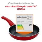 Conjunto De Panelas Indução Revestimento Cerâmica Yafo Vermel