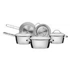 Conjunto De Panelas Inox 5 Peças Allegra-tramontina - Inox