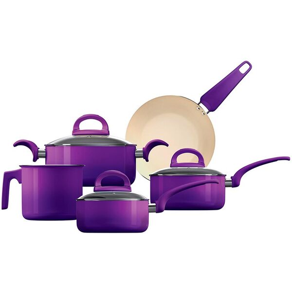 Conjunto De Panelas Intense – 5 Peças – Dolce Vita - Roxo