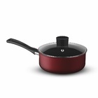 Conjunto De Panelas Rochedo Limpa Facil 5 Pecas Vermelho