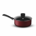 Conjunto De Panelas Rochedo Limpa Facil 5 Pecas Vermelho