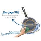 Conjunto De Panelas Rochedo Limpa Fácil 7 Peças Grafite