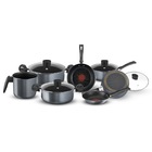 Conjunto De Panelas Rochedo Limpa Fácil 7 Peças Grafite