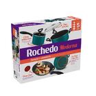 Conjunto De Panelas Rochedo Moderna - 5 Peças