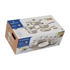 Conjunto de Panelas Tramontina Veronese de Cerâmica Antiaderente Bege 5 Peças