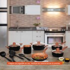 Conjunto De Panelas Vegas 10 Peças Cerâmica - Casambiente