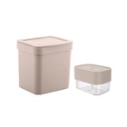 Conjunto De Pia Lixeira 2,5l E Dispenser Detergente Trium Ou