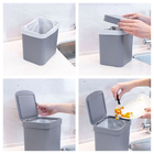 Conjunto De Pia Lixeira 2,5l E Dispenser Detergente Trium Ou