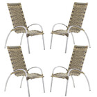 Conjunto De Poltrona Em Alumínio Para Área Varanda, Piscina,