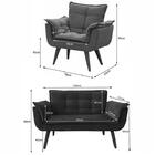 Conjunto De Poltronas 1 Opala E 1 Namoradeira Bege