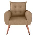 Conjunto De Poltronas Decorativas Atlas Linho Areia