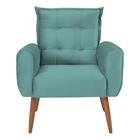 Conjunto De Poltronas Decorativas Atlas Veludo Verde Menta