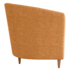 Conjunto De Poltronas Decorativas Chase Boucle Mostarda