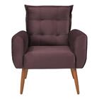 Conjunto De Poltronas Decorativas Lily Veludo Rose