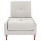 Conjunto De Poltronas Decorativas Mia Boucle Bege