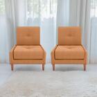 Conjunto De Poltronas Decorativas Mia Boucle Mostarda