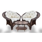 Conjunto De Poltronas Fibra Sintética 19 - 2 Poltronas + 1 Me