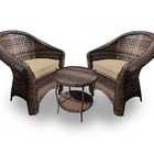 Conjunto De Poltronas Fibra Sintética Bali - 2 Poltronas + 1