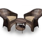 Conjunto De Poltronas Fibra Sintética Bali - 2 Poltronas + 1