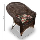 Conjunto De Poltronas Fibra Sintética Bali Alumínio - 4 Poltr