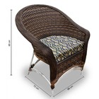 Conjunto De Poltronas Fibra Sintética Bali Alumínio - 4 Poltr