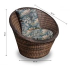 Conjunto De Poltronas Fibra Sintética Bola - 2 Poltronas + 1