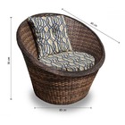 Conjunto De Poltronas Fibra Sintética Bola - 2 Poltronas + 1