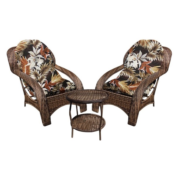 Conjunto De Poltronas Fibra Sintética Espreguiçadeira - 2 Pol