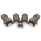 Conjunto De Poltronas Fibra Sintética Espreguiçadeira - 4 Pol