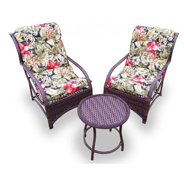 Conjunto De Poltronas Fibra Sintética Espreguiçadeira Promo -