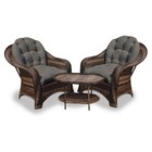 Conjunto De Poltronas Fibra Sintética Janaína - 2 Poltronas +