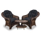 Conjunto De Poltronas Fibra Sintética Janaína - 2 Poltronas +