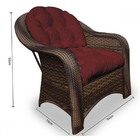 Conjunto De Poltronas Fibra Sintética Janaína - 2 Poltronas +