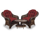 Conjunto De Poltronas Fibra Sintética Janaína - 2 Poltronas +