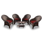 Conjunto De Poltronas Fibra Sintética Karibe - 4 Poltronas +