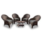 Conjunto De Poltronas Fibra Sintética Karibe - 4 Poltronas +