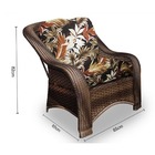 Conjunto De Poltronas Fibra Sintética Melo - 4 Poltronas + 1