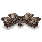 Conjunto De Poltronas Fibra Sintética Naja - 4 Poltronas + 1