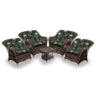 Conjunto De Poltronas Fibra Sintética Naja - 4 Poltronas + 1