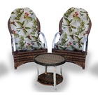 Conjunto De Poltronas Fibra Sintética Páscoa Alumínio - 2 Pol