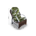 Conjunto De Poltronas Fibra Sintética Pequim Alumínio - 2 Pol