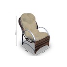 Conjunto De Poltronas Fibra Sintética Pequim Alumínio - 2 Pol