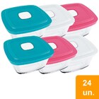 Conjunto De Pote De Vidro Marinex Facilita 300 Ml Com Tampa P