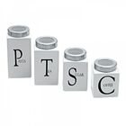 Conjunto De Potes De Mantimento Ceramica 4 Pcs