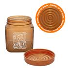 Conjunto De Potes De Vidro Com Tampa Bon Appetit Bronze 1l 3