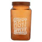 Conjunto De Potes De Vidro Com Tampa Bon Appetit Bronze 2l 5