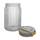 Conjunto De Potes De Vidro Hermético Cook With Love 1,4l 3 Pe